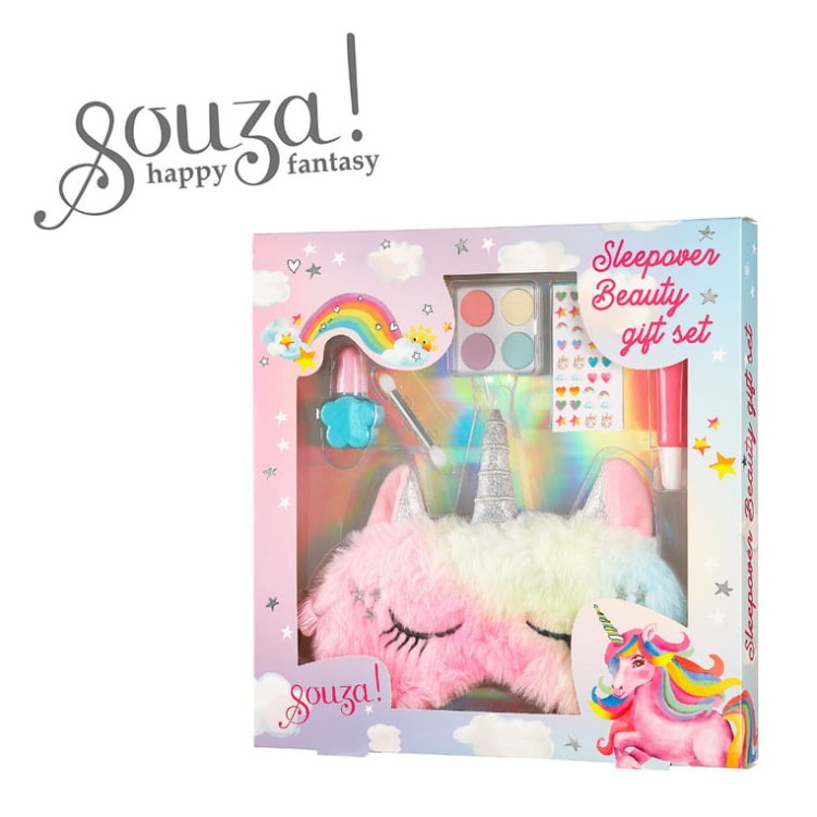 Souza zestaw prezentowy kosmetyków dla dzieci z maseczką jednorożec.jpg