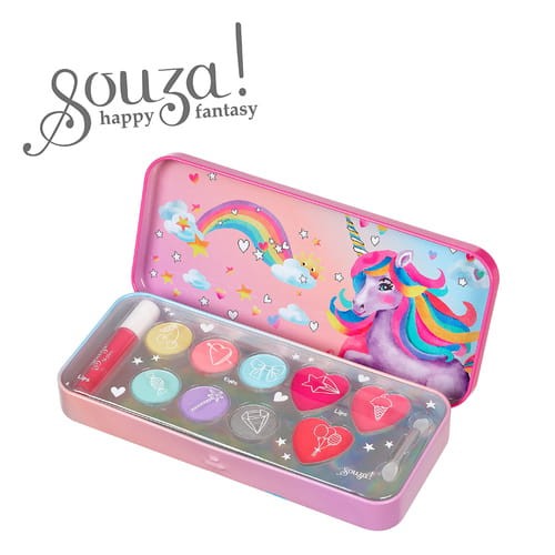 Kosmetyki do makijażu dla dzieci w kasetce wegańskie Souza.jpg